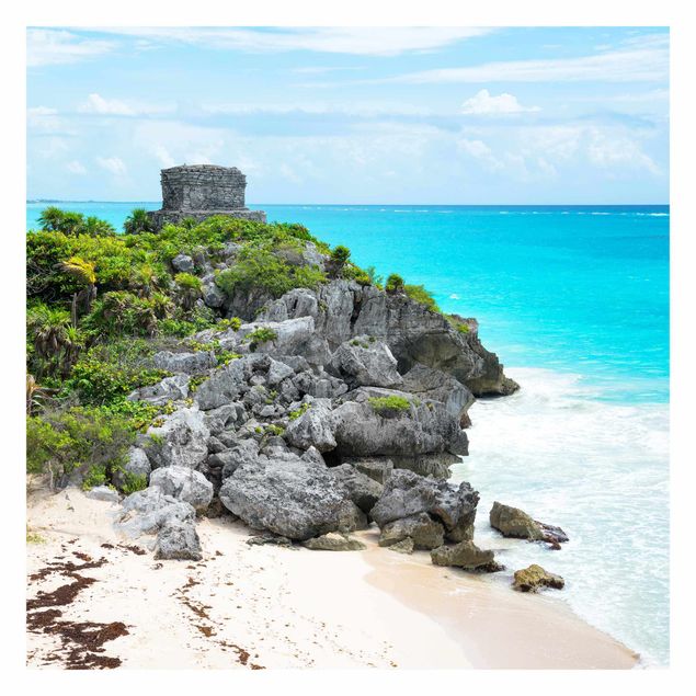 Fototapeta - Wybrzeże Karaibskie Ruiny Tulum