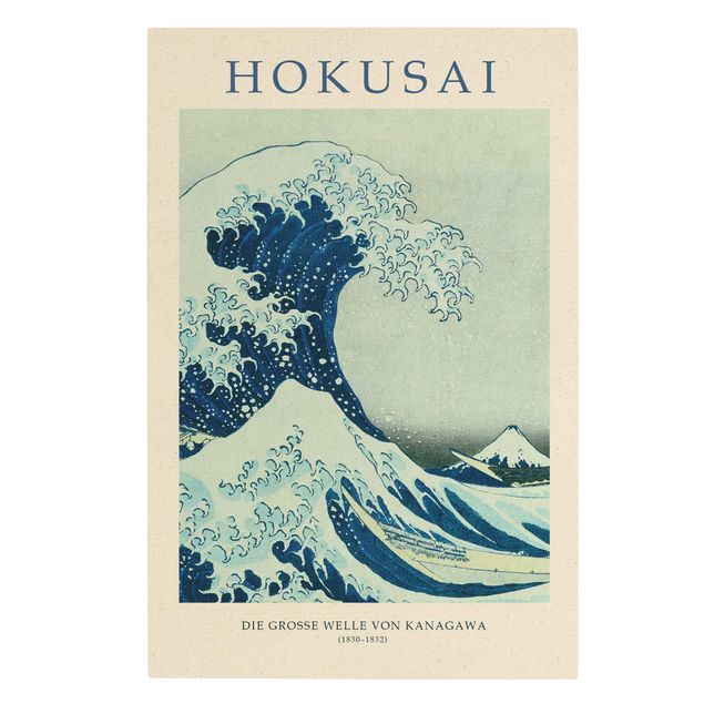 Katsushika Hokusai obrazy Katsushika Hokusai - Wielka fala w Kanagawie - wydanie muzealne