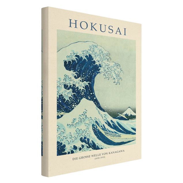 Obrazy Katsushika Hokusai - Wielka fala w Kanagawie - wydanie muzealne