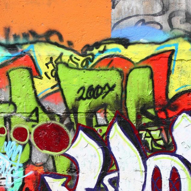 Tapeta ścienna Ściana z graffiti
