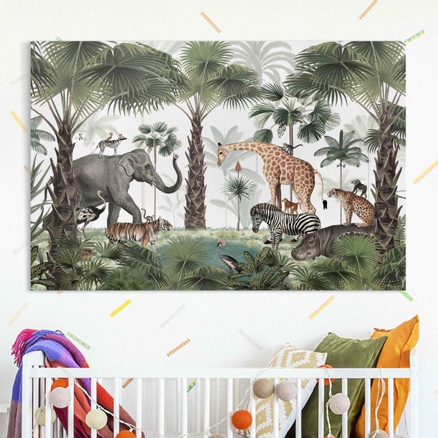 Słoń obraz Królestwo zwierząt z dżungli