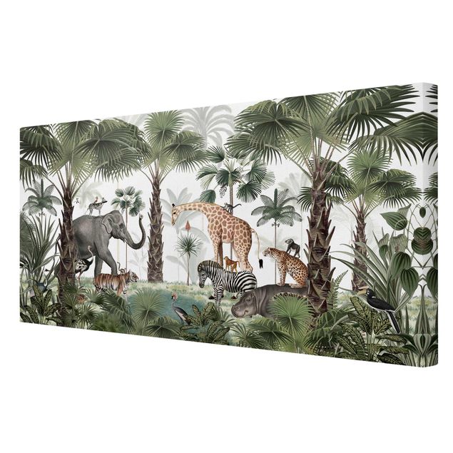 Obrazy na ścianę krajobrazy Królestwo zwierząt z dżungli