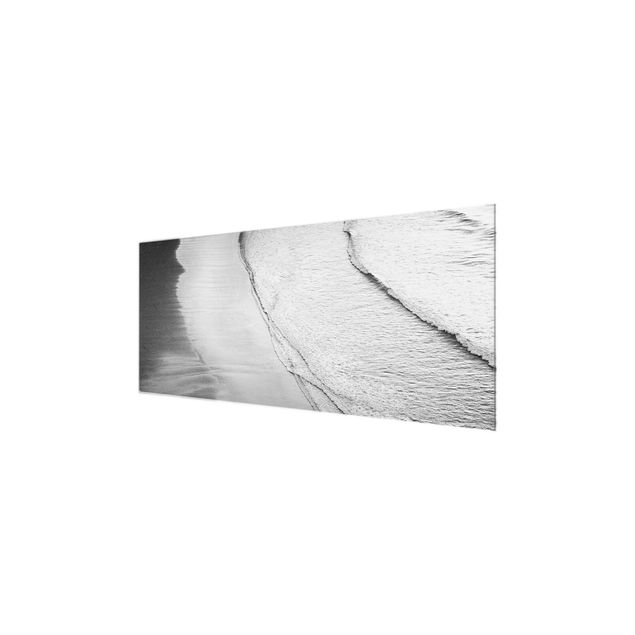 Obrazy do salonu Lekki wiatr na plaży czarno-biały