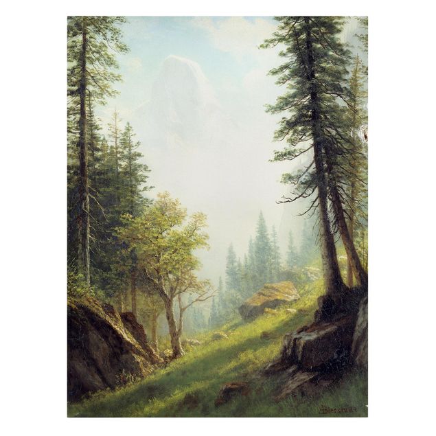 Obrazy romantyzm Albert Bierstadt - W Alpach Berneńskich