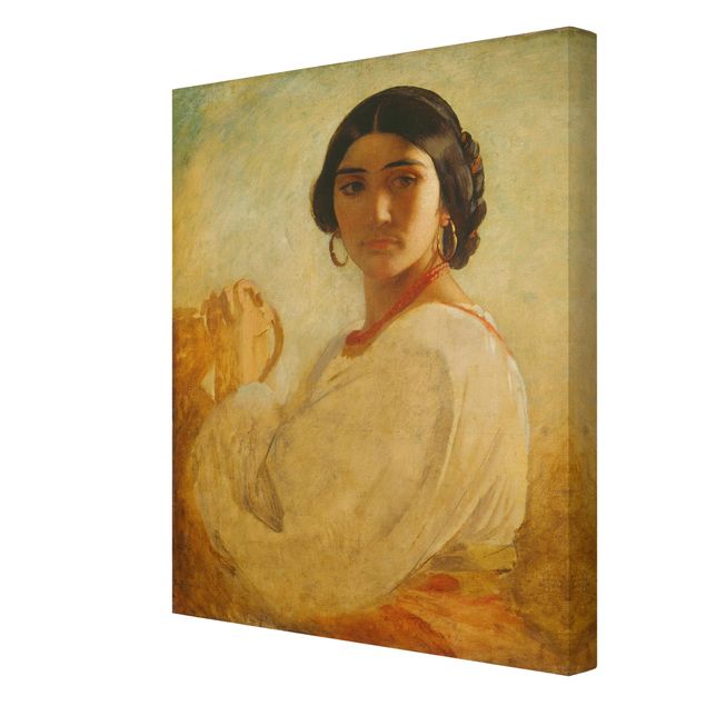 żółty obraz Anselm Feuerbach - Kobieta rzymska