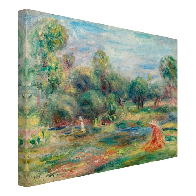 Nowoczesne obrazy Auguste Renoir - Krajobraz w pobliżu Cagnes