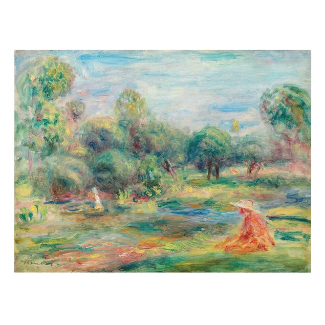 Obrazy drzewa Auguste Renoir - Krajobraz w pobliżu Cagnes