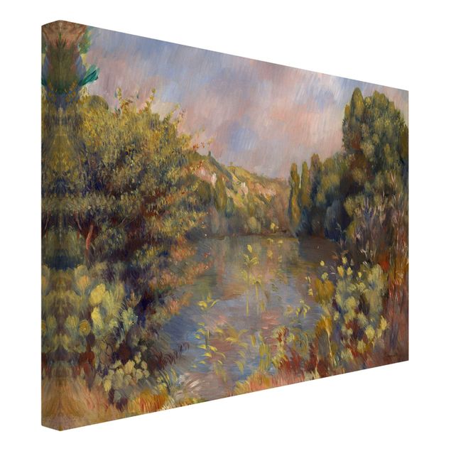 Nowoczesne obrazy Auguste Renoir - Pejzaż z jeziorem