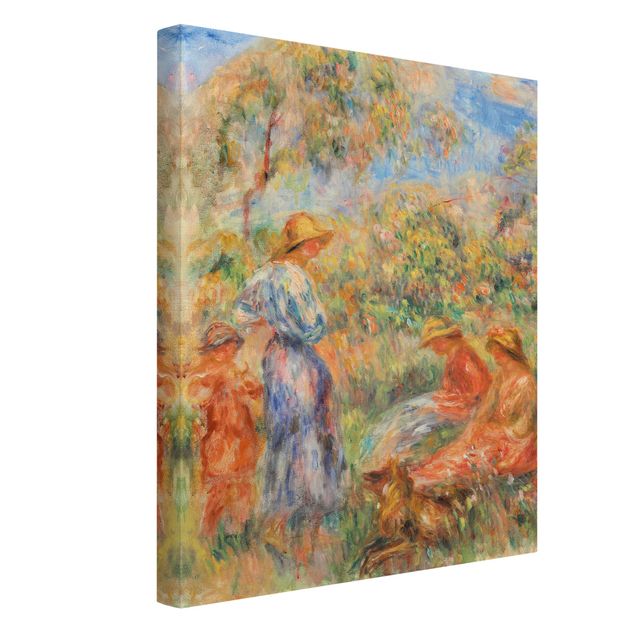 Obrazy impresjonizm Auguste Renoir - Krajobraz z kobietą i dzieckiem