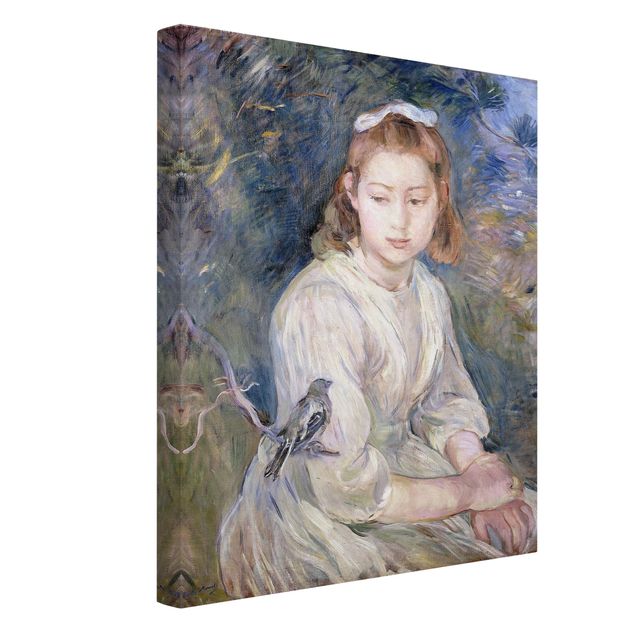 Obrazy portret Berthe Morisot - Młoda dziewczyna