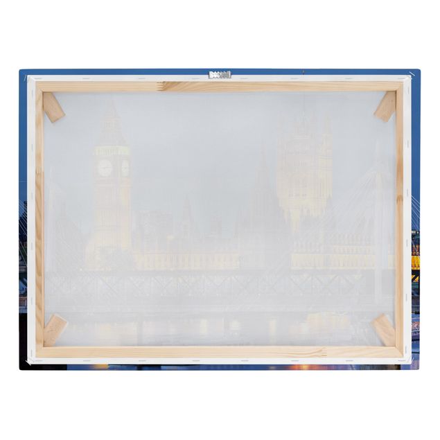 Rainer Mirau obrazy Big Ben i Pałac Westminsterski w Londynie nocą