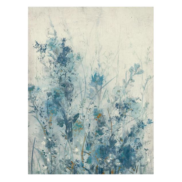 Obraz z niebieskim Błękitna wiosenna łąka I