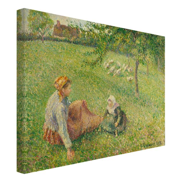 Impresjonizm obrazy Camille Pissarro - Pasterz gęsi