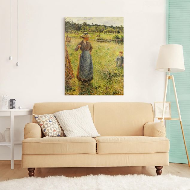 Nowoczesne obrazy do salonu Camille Pissarro - Żona hochsztaplera