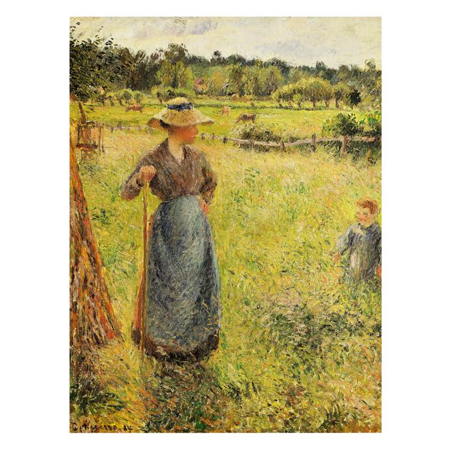 Romantyzm obrazy Camille Pissarro - Żona hochsztaplera