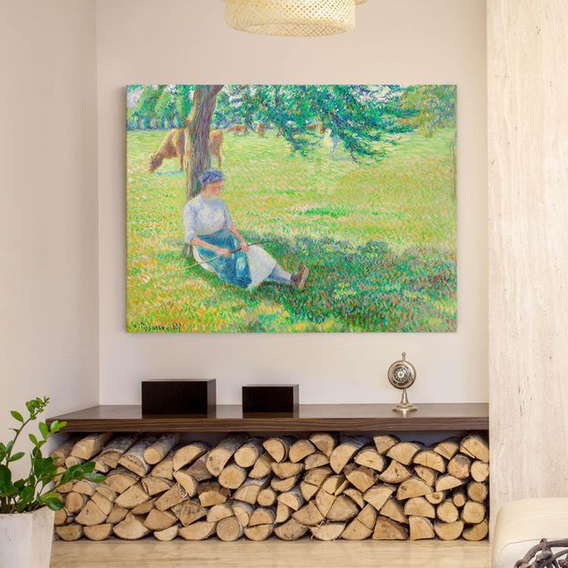 Obrazy do salonu Camille Pissarro - Kowbojka