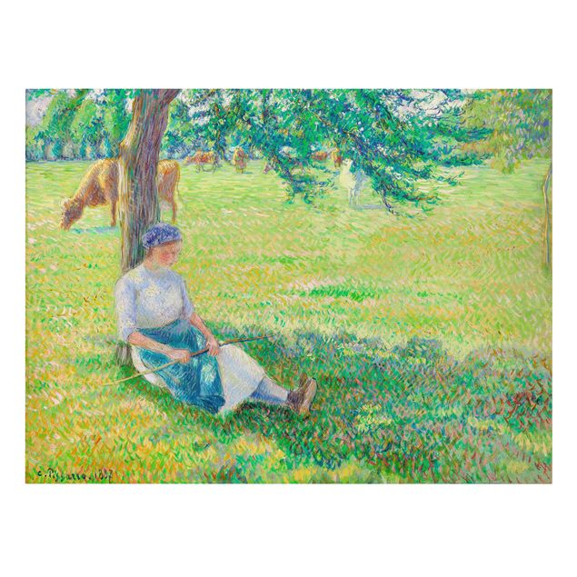 Obrazy romantyzm Camille Pissarro - Kowbojka
