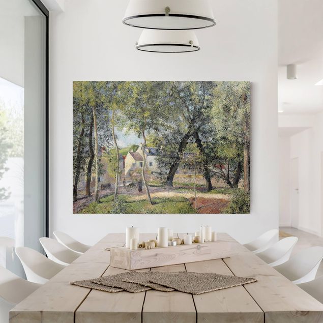 Obrazy do salonu nowoczesne Camille Pissarro - Krajobraz w pobliżu Osny