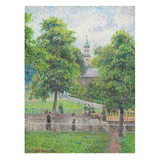 Romantyzm obrazy Camille Pissarro - Kościół św.