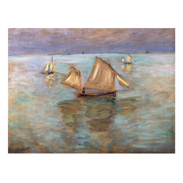Obrazy z morzem Claude Monet - Łodzie rybackie