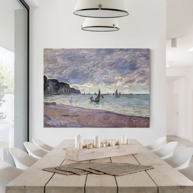Obrazy do salonu nowoczesne Claude Monet - Wybrzeże Pourville