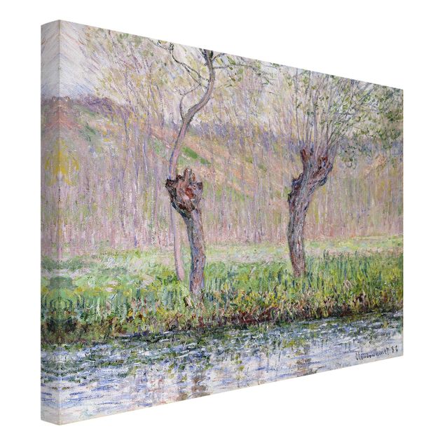 Obrazy impresjonizm Claude Monet - Drzewa wierzbowe na wiosnę