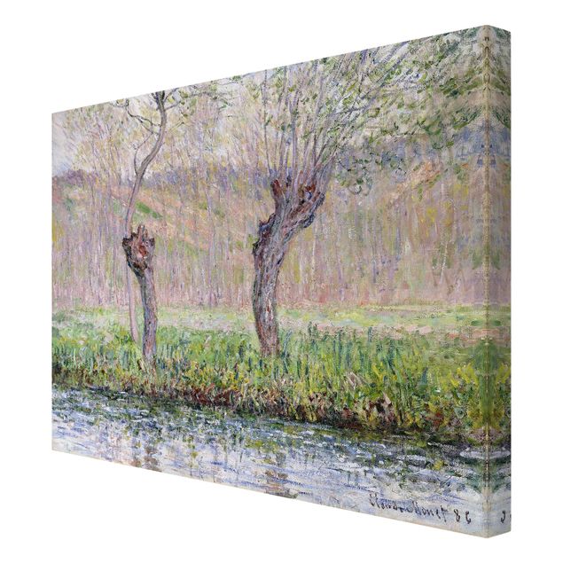 Obrazy krajobraz Claude Monet - Drzewa wierzbowe na wiosnę