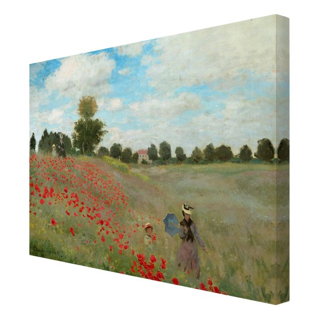 Impresjonizm obrazy Claude Monet - Pole maków w pobliżu Argenteuil