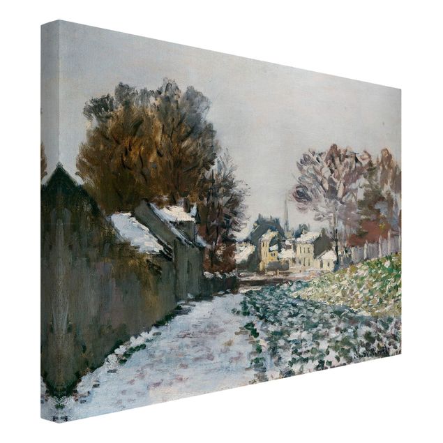 Nowoczesne obrazy Claude Monet - Śnieg w Argenteuil