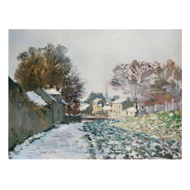 Obrazy krajobraz Claude Monet - Śnieg w Argenteuil
