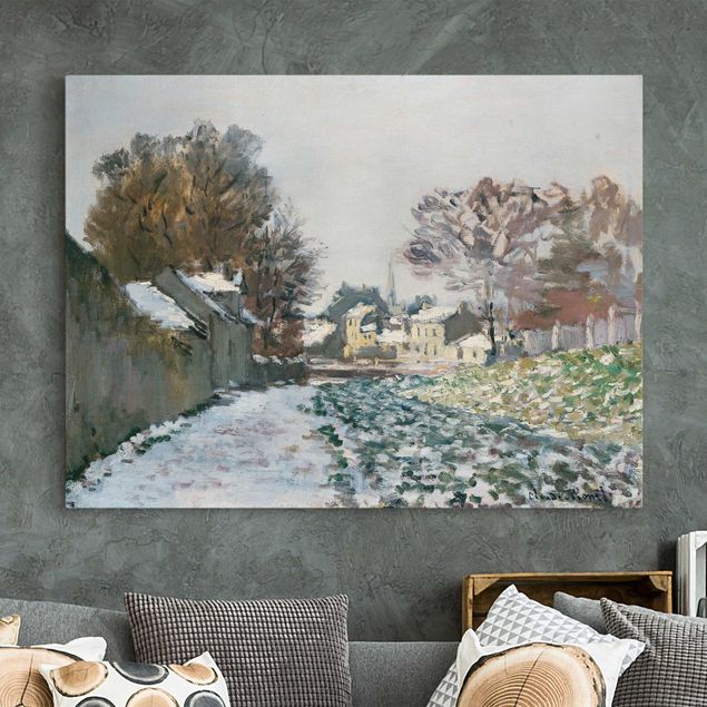 Obrazy impresjonizm Claude Monet - Śnieg w Argenteuil