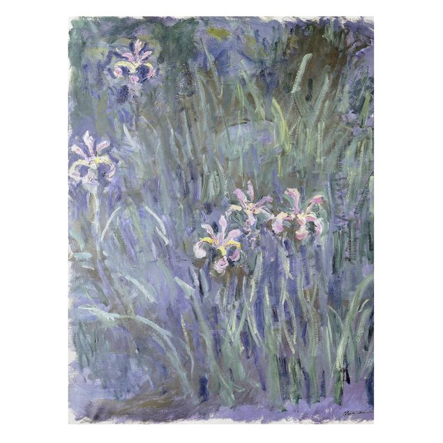 Obraz niebieski Claude Monet - Irysy