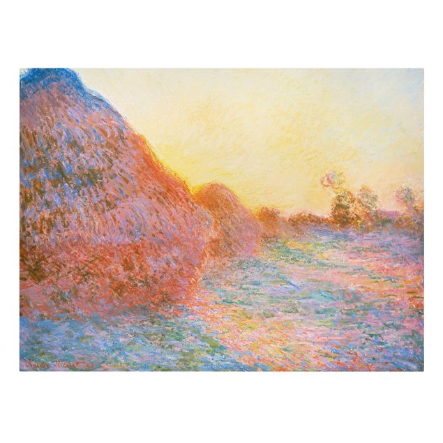 Obrazy krajobraz Claude Monet - Straw Ricks