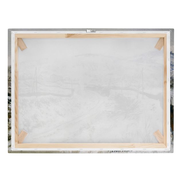 Obrazy na płótnie góra Claude Monet - Pociąg na śniegu