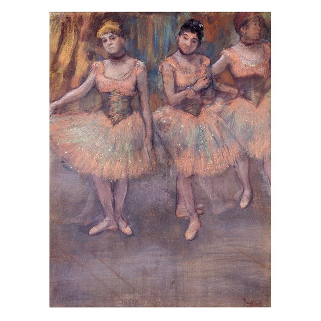 Impresjonizm obrazy Edgar Degas - Tancerze przed ćwiczeniami