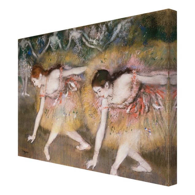 Obrazy portret Edgar Degas - Baleriny w ukłonie