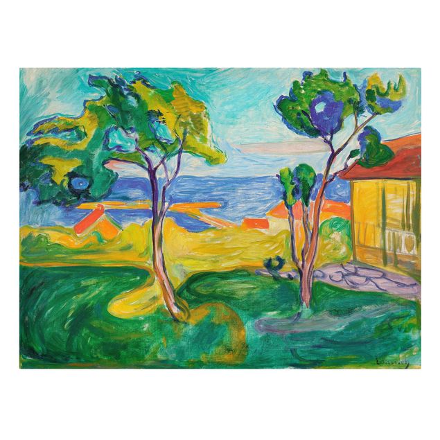 Obrazy z morzem Edvard Munch - Ogród