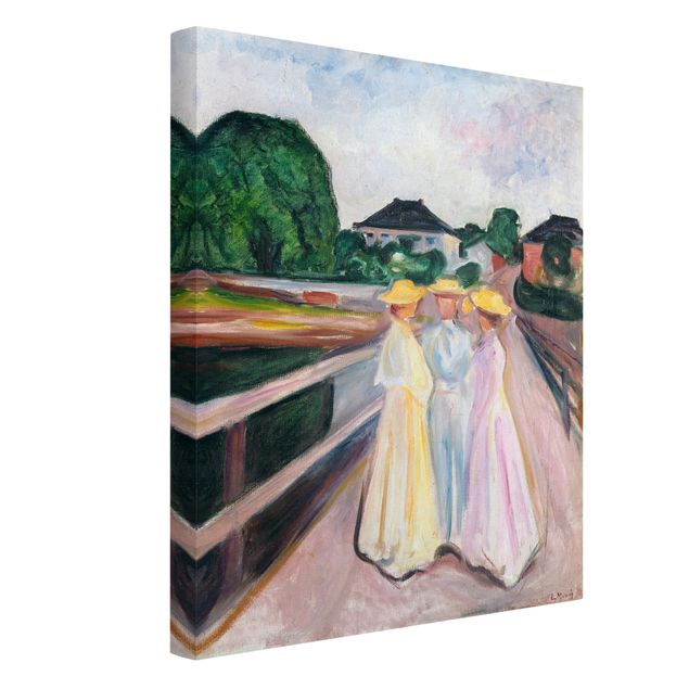 Obrazy nowoczesne Edvard Munch - Trzy dziewczynki