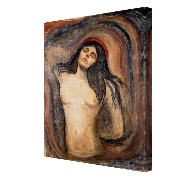 Postimpresjonizm obrazy Edvard Munch - Madonna