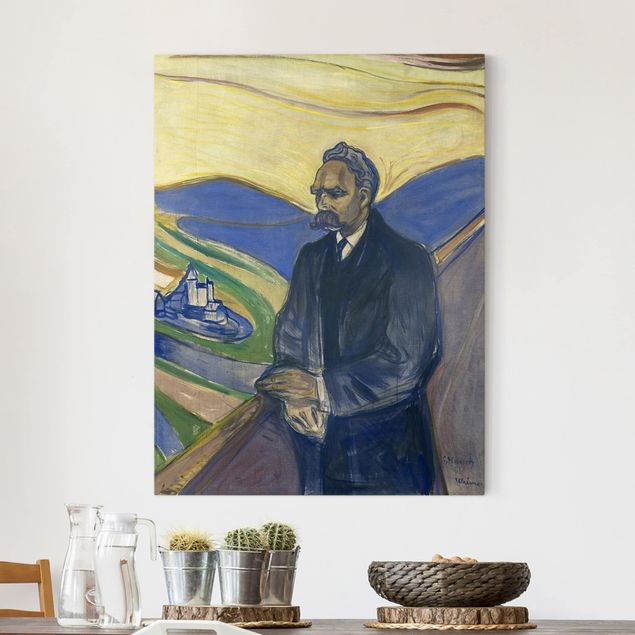 Obrazy ekspresjonizm Edvard Munch - Portret Nietzschego
