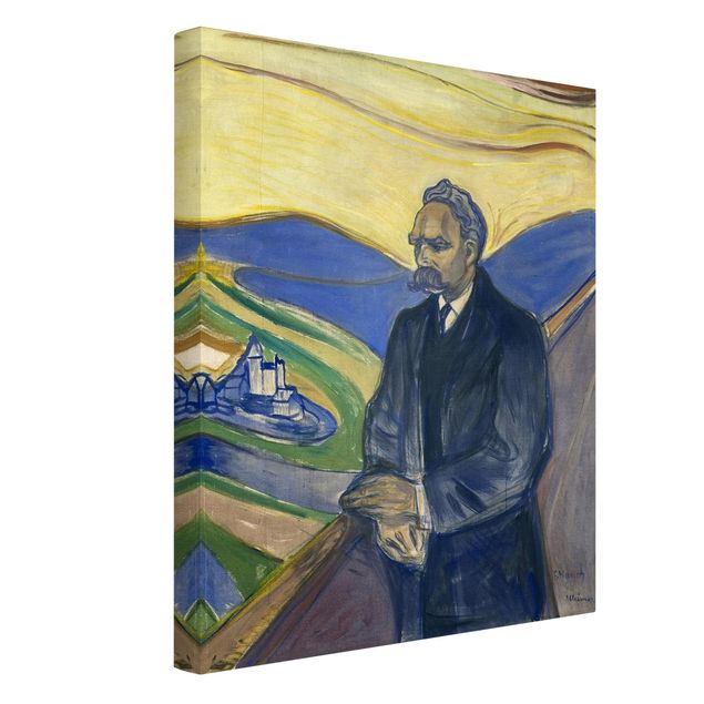 Obrazy nowoczesny Edvard Munch - Portret Nietzschego