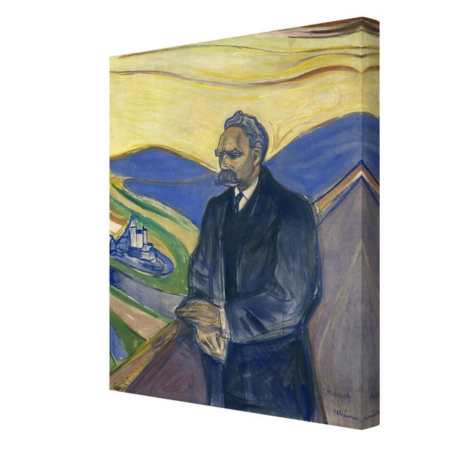 Postimpresjonizm obrazy Edvard Munch - Portret Nietzschego