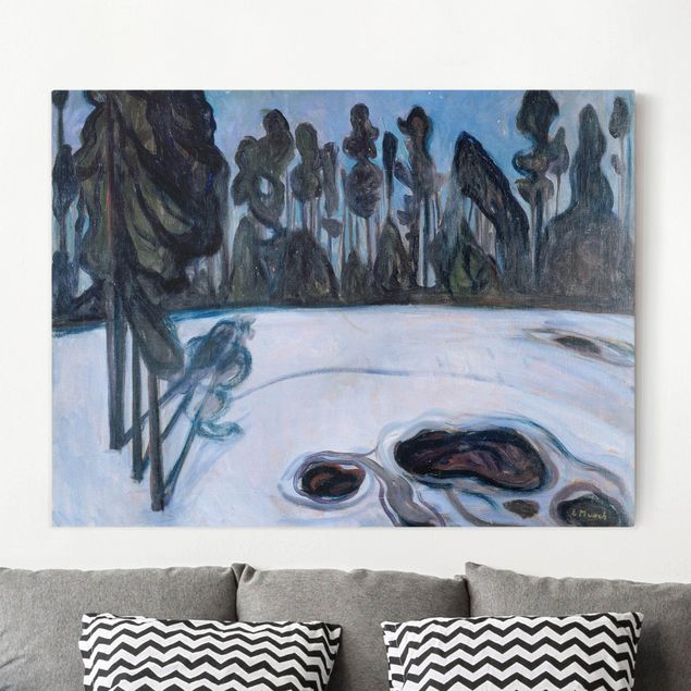 Ekspresjonizm obrazy Edvard Munch - Gwiaździsta noc