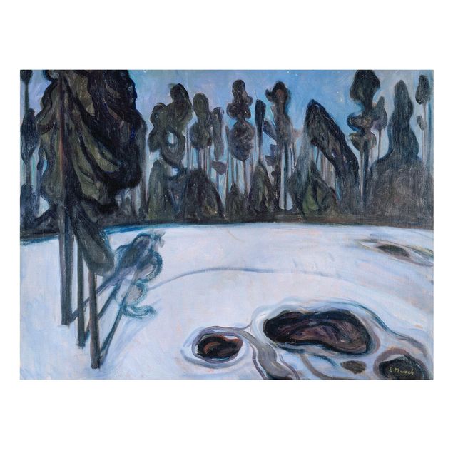 Obrazy krajobraz Edvard Munch - Gwiaździsta noc