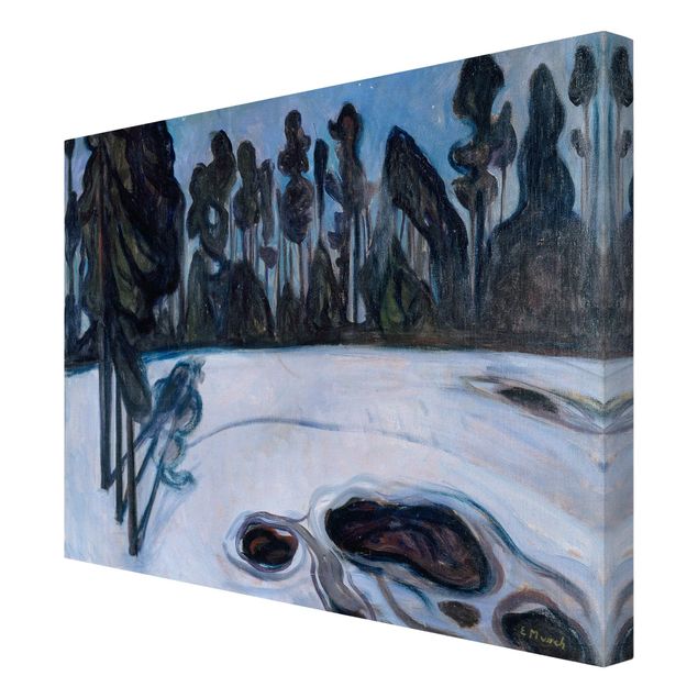 Postimpresjonizm obrazy Edvard Munch - Gwiaździsta noc