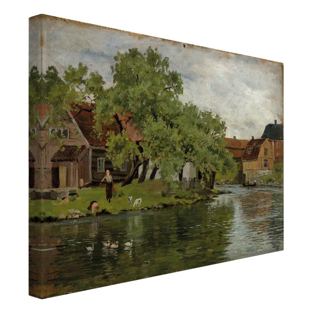 Nowoczesne obrazy Edvard Munch - Rzeka Akerselven