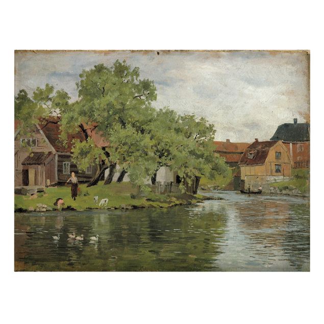 Obrazy krajobraz Edvard Munch - Rzeka Akerselven