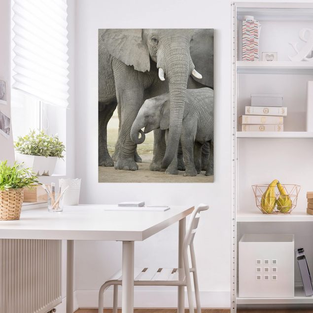 Obrazy nowoczesny Miłość słonia