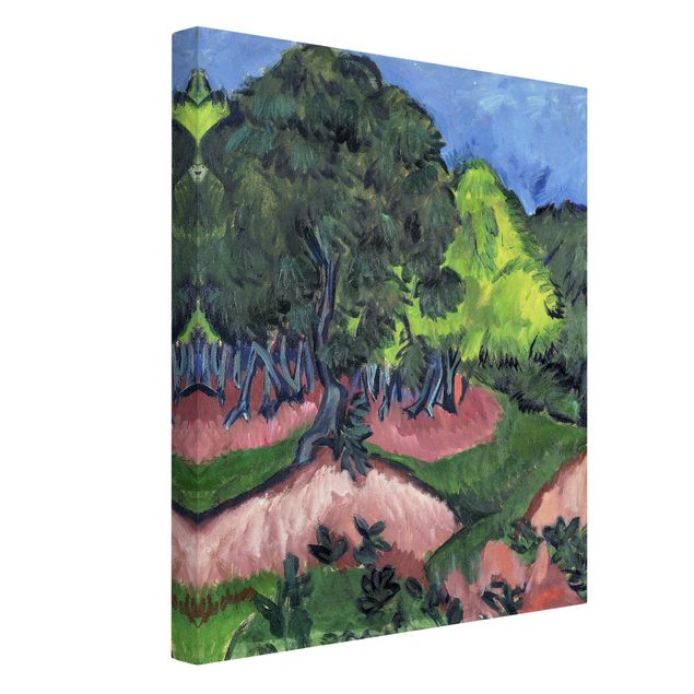 Drzewo obraz Ernst Ludwig Kirchner - Pejzaż z kasztanowcem