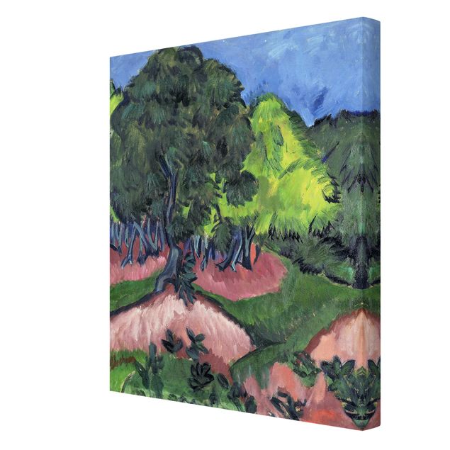 Obraz natura Ernst Ludwig Kirchner - Pejzaż z kasztanowcem